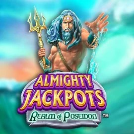 Almighty Jackpots – Realm of Poseidon game by Novomatic – logo hosted on Lucky 7 Casino