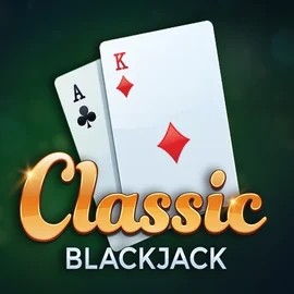 Classic Blackjack online game logo by Red Tiger Gaming on lucky-7-casino.nl
