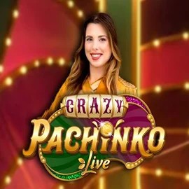 Live Casino logo of Crazy Pachinko from Evolution at Lucky 7 Casino