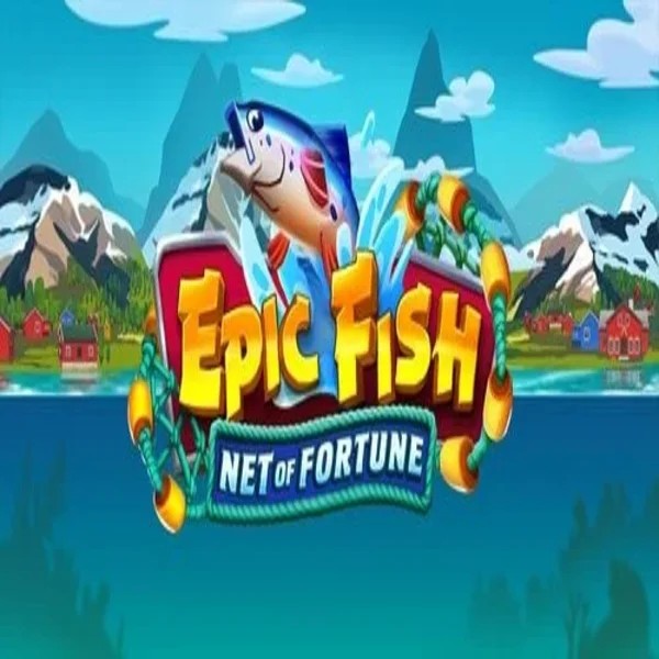 Slots logo of Epic Fish Net of Fortune from Quickspin at Lucky 7 Casino