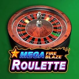 Mega Fire Blaze Roulette online game logo by Playtech on lucky-7-casino.nl