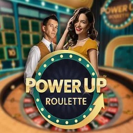 Official Live Casino logo: PowerUP Roulette by Pragmatic Play at Lucky 7 Casino