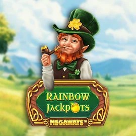 Rainbow Jackpots Megaways slot logo by Red Tiger Gaming at Lucky 7 Casino